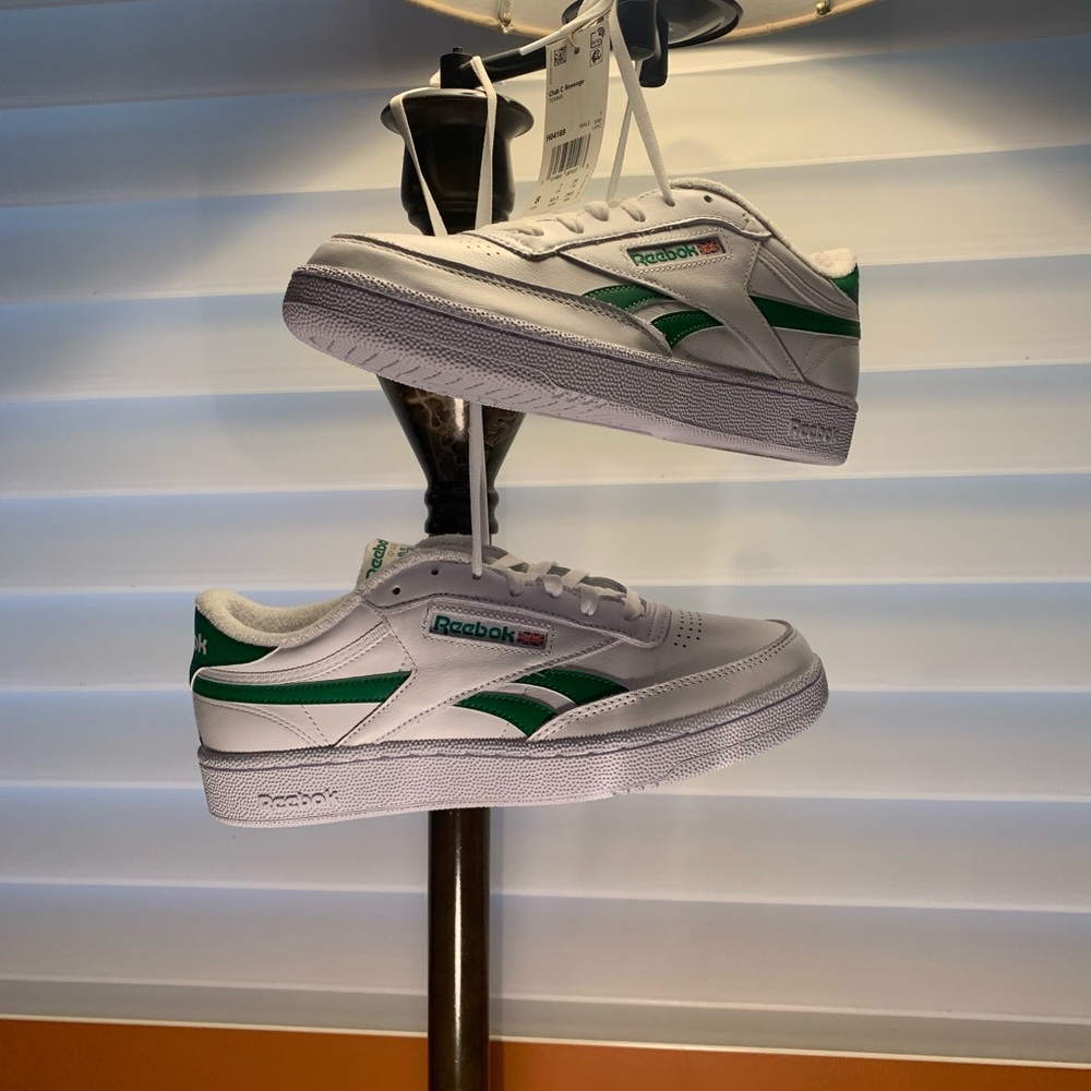 Brand  ew Reebok Club C Revenge White/Green